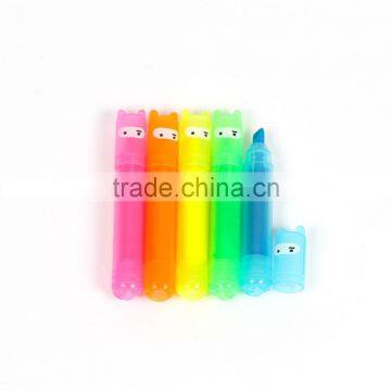 Lovely Panda Shaped Mini Highlighter, For Student School Novelty Panda Highlighter, For Gift Fancy Kid Mini Highlighter