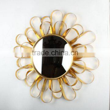 Antique Metal Frame Mirror Wall Mirrors Decorative photo-6