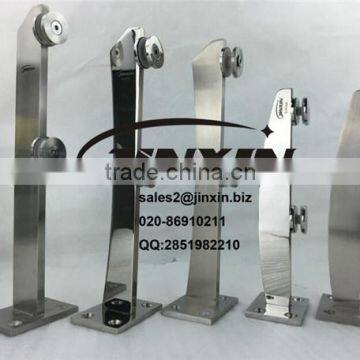 JINXIN Custom 316 Stainless Steel Spigots Glass Railing / Glass Fencing Australia Clamp photo-5