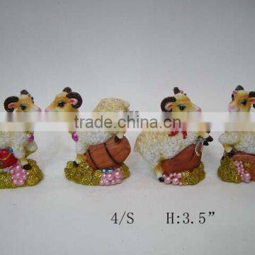 2015 fashion resin sheep crafts