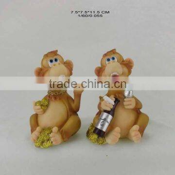 Resin Monkey Figurine for New Year photo-3