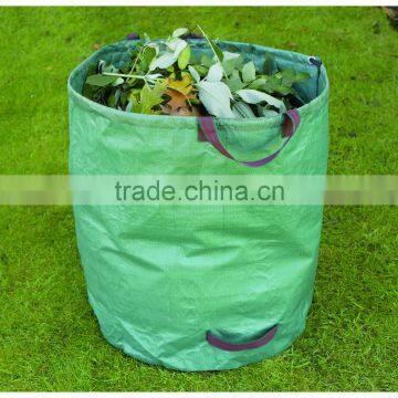 garden self-standing tip bags make yard clean-up easy