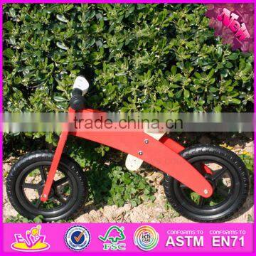 2016 Wholesale Cheap Red Kids Wooden Balance Bicycle Prices W16C143 photo-2
