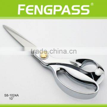 S8-1024A 25.3cm Stainless Steel Blades With Zinc Alloy Handle Tailor Scissors