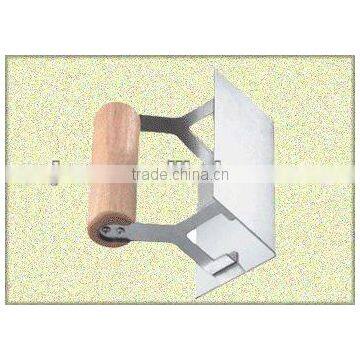 Carbon steel Wooden handle bricklaying corner trowel