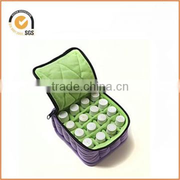 16 Bottle Essential Oils Carrying Case- Soft with Zipper