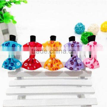 Factory Wholesale Fashion Ribbon Bow Kids Hair Clip Lovely Baby Hair Clips photo-5