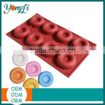 Cute Round Shape Silicone Big Donut Cake Mould