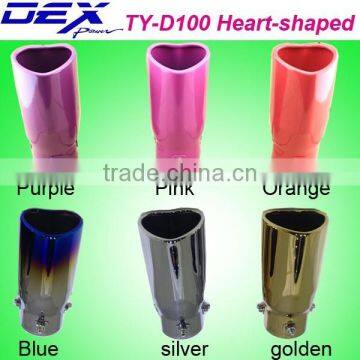 Tianyu DEX universal loveliness heart shape exhaust muffler tip