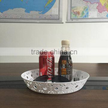 Round Snacks Dish & Candies Plate Fruit Container photo-5