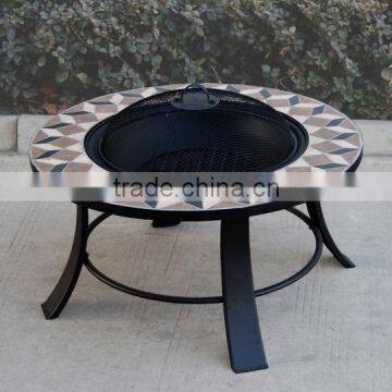 30 Inch Square Slatetable Fire Pit photo-2