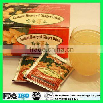 Hot Sale Instant Honey Ginger Tea Crystals, Herbal Ginger Tea with Honey, Honeyed Ginger Drink