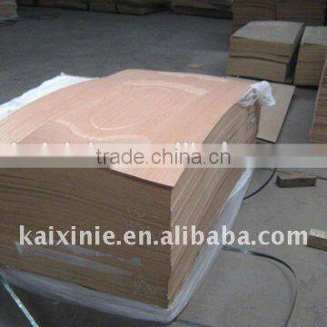 Hdf Door Skin Cherry Veneer Moulded 3 Panels photo-4