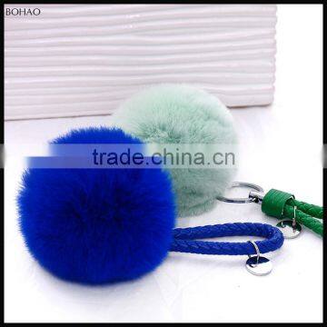 Wholesale Fluffy Faux Fur Pom Pom For Bag or Key Chain photo-3