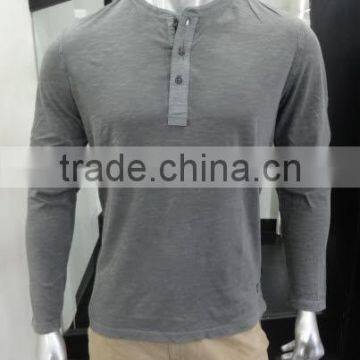 Branded Mens Henley Neck Surplus T-Shirts With Fold Up Sleeves photo-4