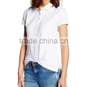 cotton plain white polo t-shirt sport t-shirt design for bulk blank