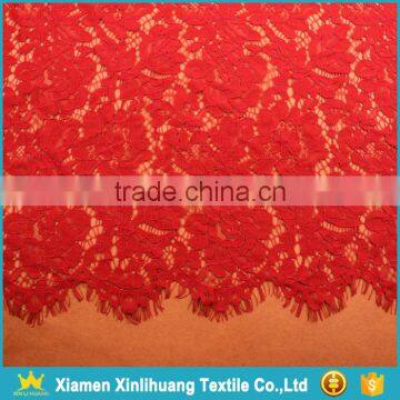 High Grade Eco Friendly Multi-Color Eyelash Lace Fabric for Lady Dress photo-5