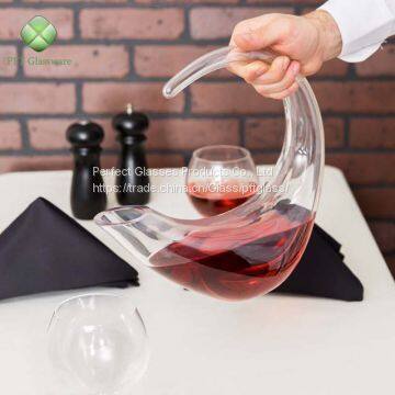Cheap Handmade Antique Single Clear Glass Wine Decanter photo-2