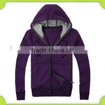 Professional China Wholesale Good Quality Hot Sale Fashion 100% Cotton Men Zipper Hoody