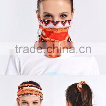 100% Polyester Turban Hat Ventilation Light Turban Headband photo-3