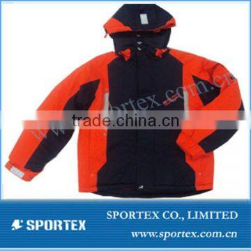 latest red and black wind jacket with detachable hood