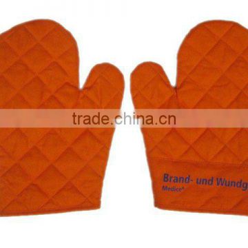 Cotton knitted gloves