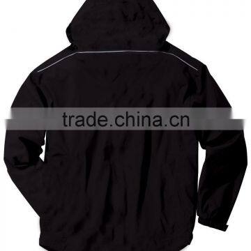 Men's Lightweight Hooded Windbreaker Breathable Membrance Jacket photo-3