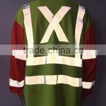 ANSI Class3 Two-tone Heat- Applied High Performance Warning T-shirt photo-4