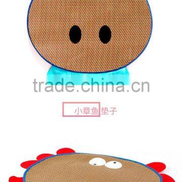Wood Summer Pet Cool Mat Funny Birds Fish Shape Seat Cushion photo-2