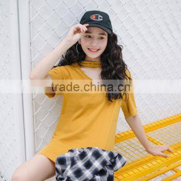 Women Hot-sales Fashion Design t Shirt of Cotton photo-2