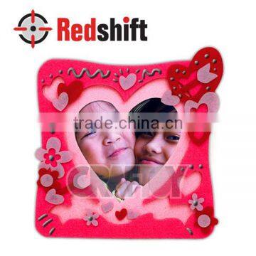 OEM Do it your self digital photo frame Felt photo frame heart