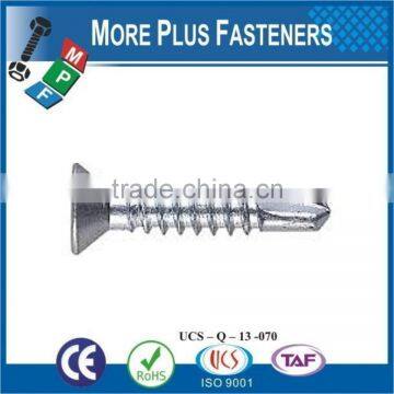 Made in Taiwan Stainless Steel Black Phosphate Yellow Zinc Plated Countersunk Phillips Bulge Head Self Drilling Screw photo-3