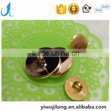 fashion good quality plastic button with leg gold covered button for coats