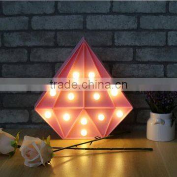Four Colors Lovely Sparkling Diamond Led Decorative Lamp Creative Festival Modeling Night Light photo-2
