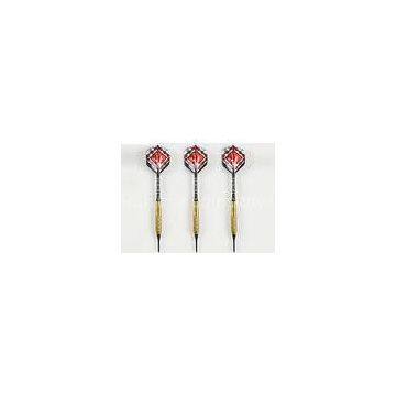 Brass Soft Tip Dart Barrels With Nylon Shafts / PET Flights 24g , Professional Darts Set