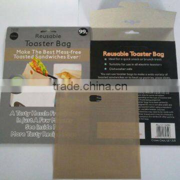 Pack Of 4 Reusable Toastie, Toaster, Toasted Sandwich Bags