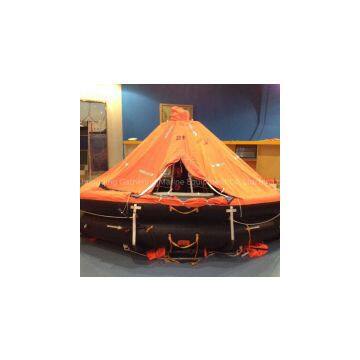 SOLAS Approved Davit Launched Inflatable Life Raft Capacity of 12-25 photo-2