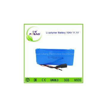 custom 3s 12v 10ah rechargeable lipo battery pack for drone