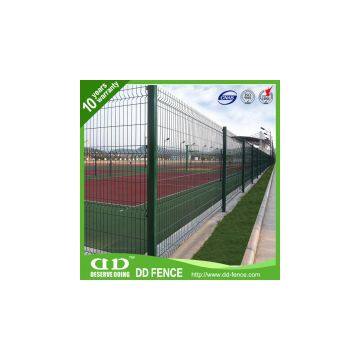 powder coated welded 3d curved wire mesh fence