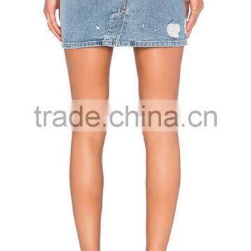 New Arrival Women Cheap Casual Denim MIni Skirts,Latest Skirts Designs Women Fashion Sexy Denim Mini Skirts For Ladies photo-5
