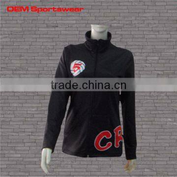 Women warm up cheap spandex polyester fleece jackets