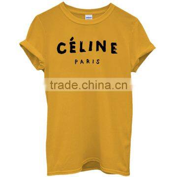 Wholesale customized top level women clothing short sleeve t shirt