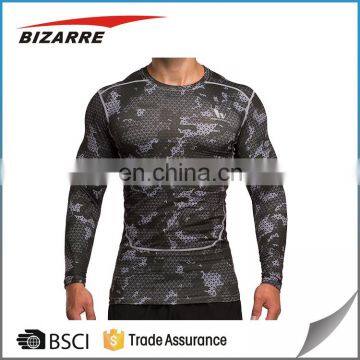 Low MOQ Mens Long Sleeve Compression Tshirts for Gym and Fitness photo-6