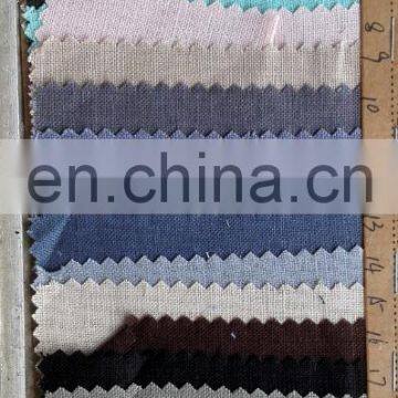 popular stone washed good pure linen fabrics for doing clothes