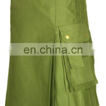Active Man Olive Green Working Utility Kilt photo-2