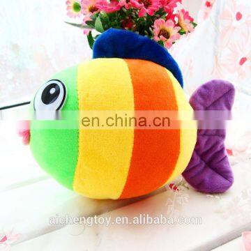 colorful plush stuffed tropical fish toys for festival and wedding gifts