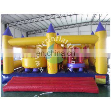 smalll yellow obstacle course/CE approval obstacle course for kids