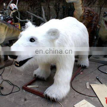 2016 theme park mechanical animals moving simulation white bear