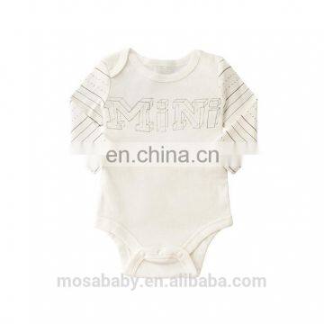 Baby 0-24 Months Long Sleeves Cotton Romper geometrical pattern