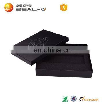 We Refund Money For Any Quality Problem Shiny Black Lid Box Garment Packaging Box